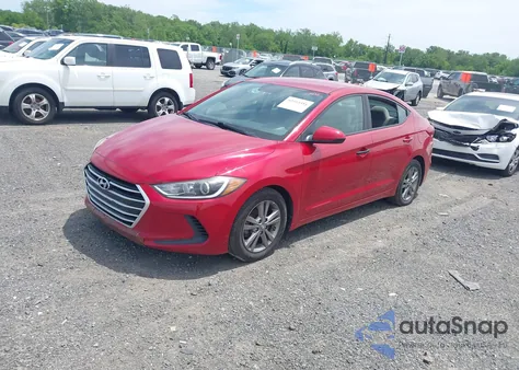 2017 Hyundai Elantra Se из США, поврежденный, VIN 5NPD84LF9HH021560